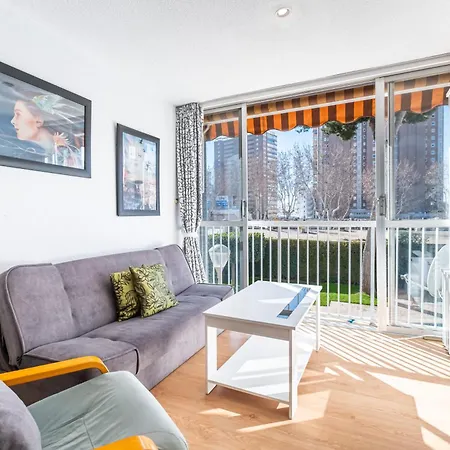 アパート Albatros 2-6 Estudio Levante ベニドルム